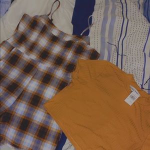 Rainbow , XL , Brown Tan & Blue !